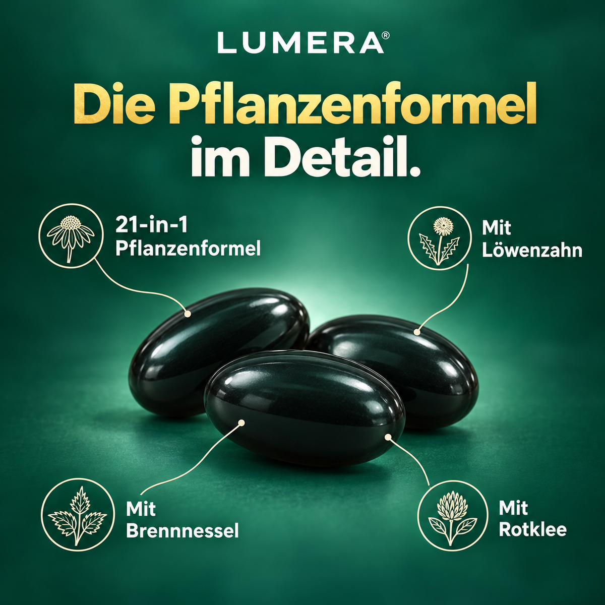Lumera Lymph-Drainage Softgels.