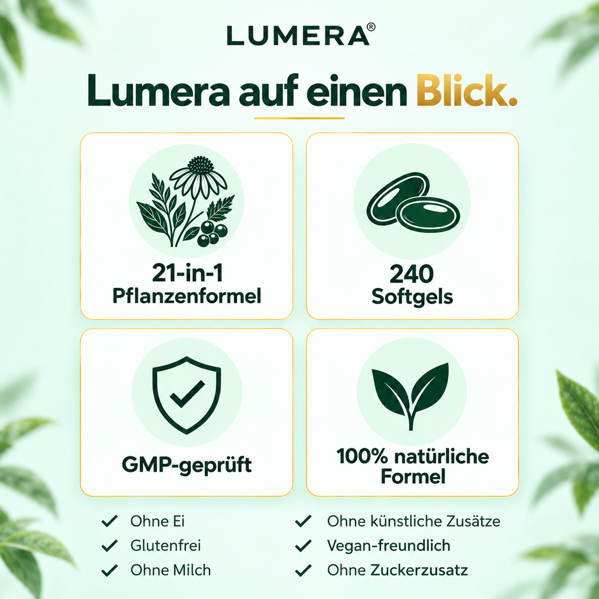 Lumera Lymph-Drainage Softgels.