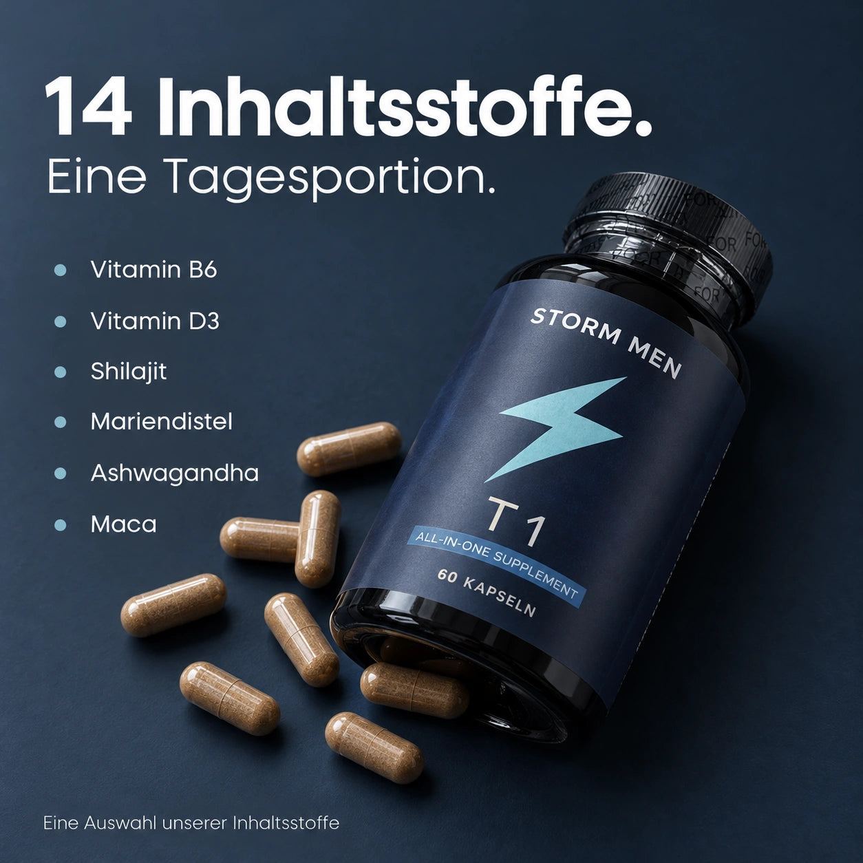 14 Inhaltsstoffe, eine Tagesportion